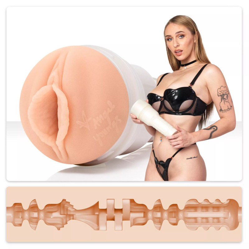Мастурбатор Fleshlight Girls: Angel Youngs - Sweetness, зі зліпком вагіни, дуже ніжний