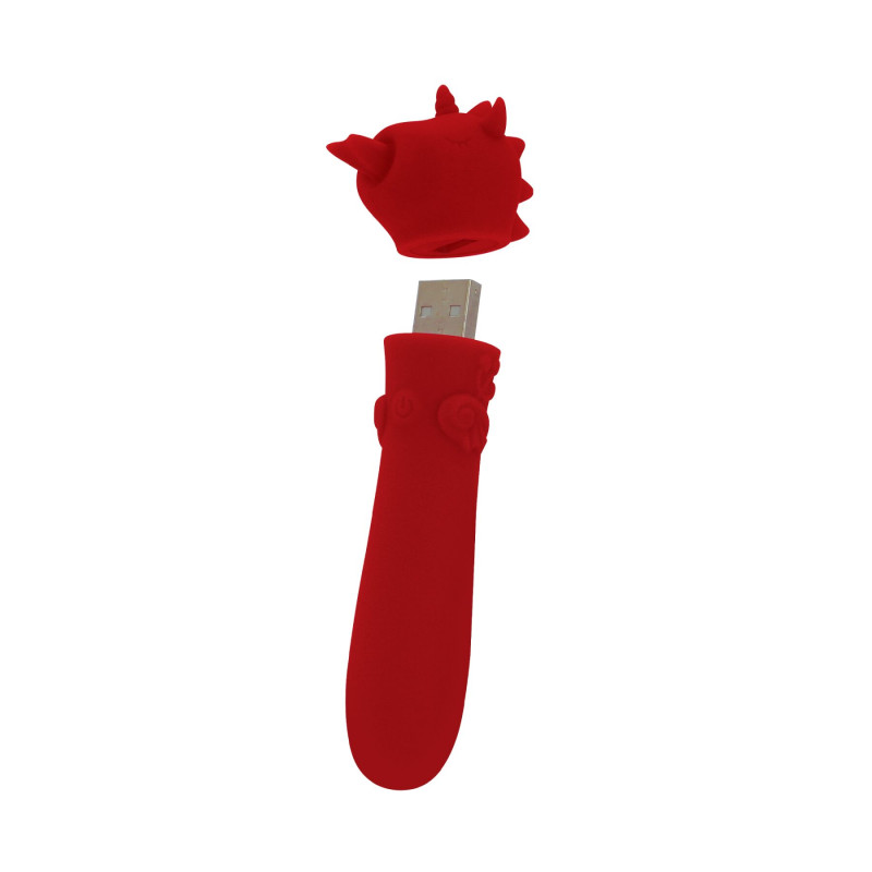 Вібратор-єдиноріжка Unihorn USB Bullet - Blaze Diablo віброкуля, USB зарядка