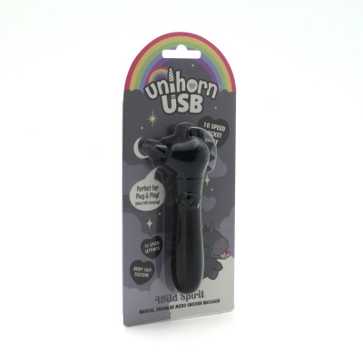 Вібратор-єдиноріжка Unihorn USB Bullet - Wild Spirit, віброкуля, USB зарядка