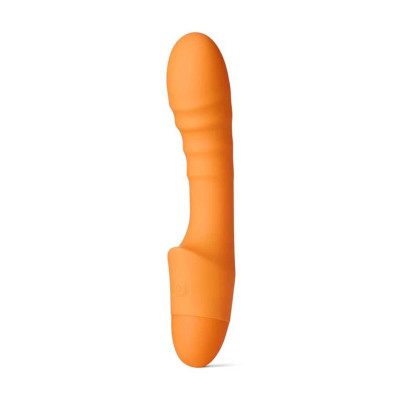 Вібратор So Divine Pash Ribbed G-spot, помаранчевий