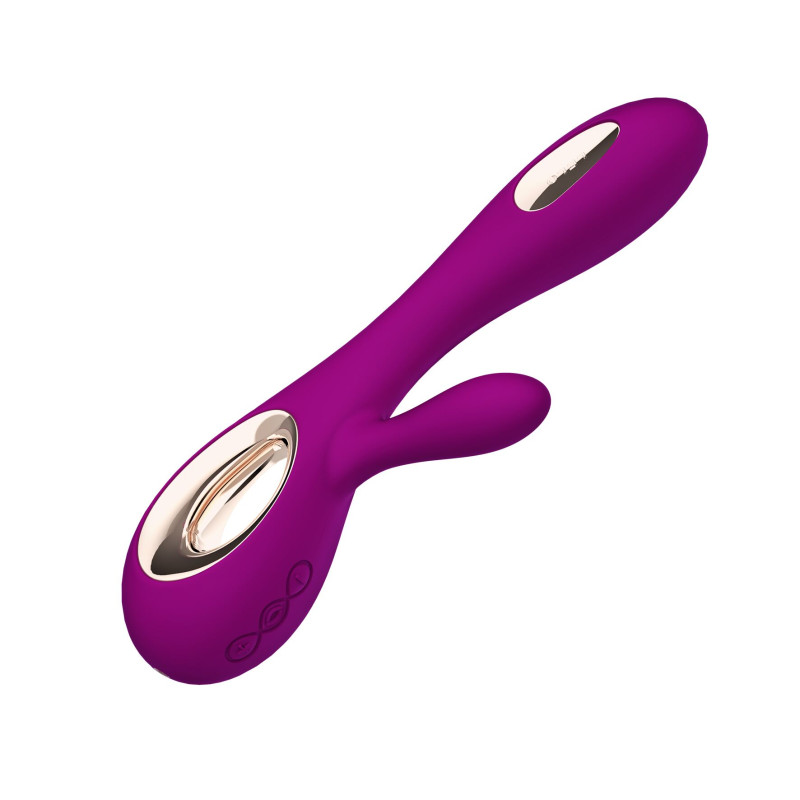 Вібратор-кролик LELO Soraya Wave Deep Rose, з рухами ствола