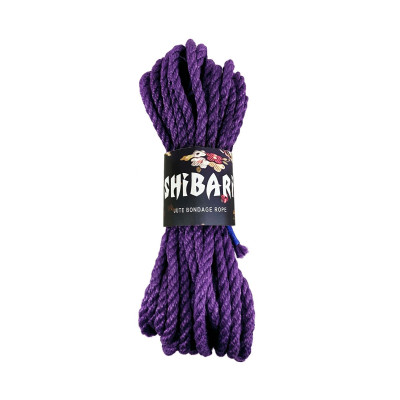 Джутова мотузка для Шибарі Feral Feelings Shibari Rope, 8 м бузкова