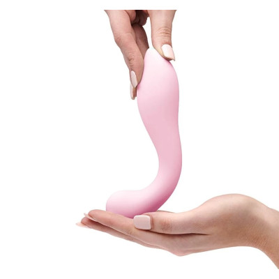 Фалоімітатор So Divine Discreet Silicone G-spot Dildo, рожевий