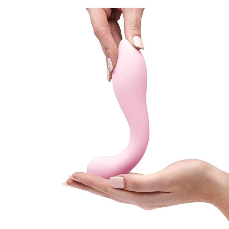 Фалоімітатор So Divine Discreet Silicone G-spot Dildo, рожевий
