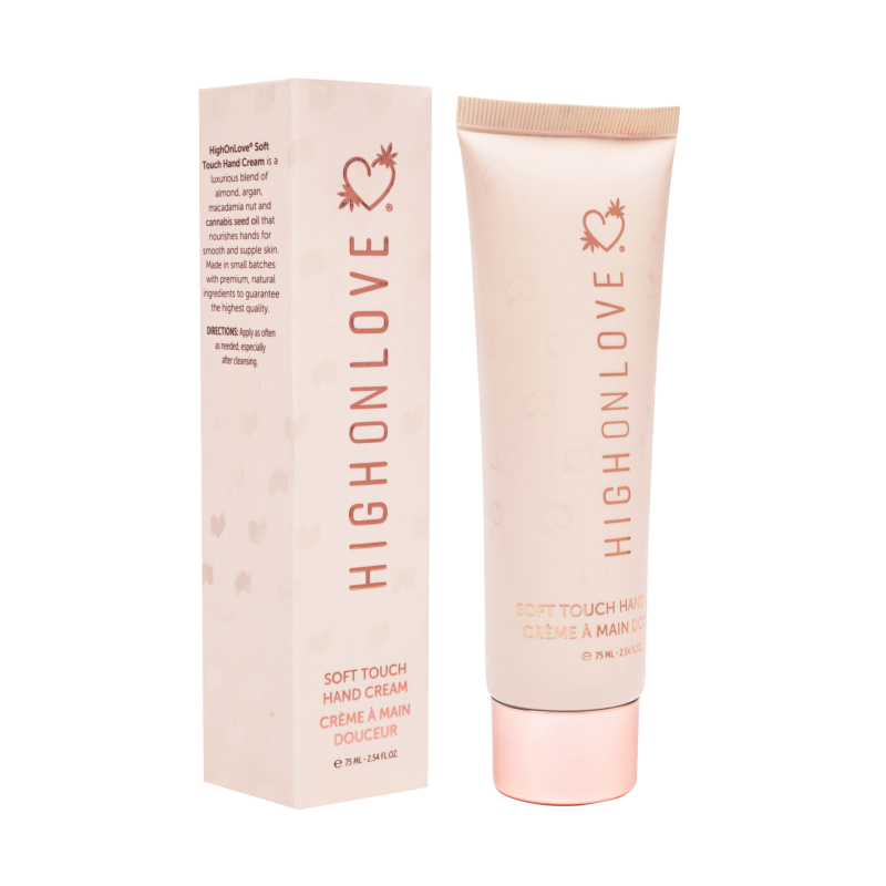 Канабіс-крем для рук HighOnLove Soft Touch Hand Cream, живильний та зволожуючий, 75 мл (Канада)