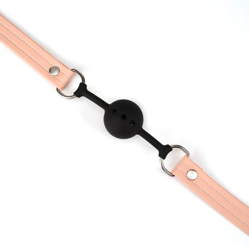 Кляп Liebe Seele Dark Candy Pink Ball Gag