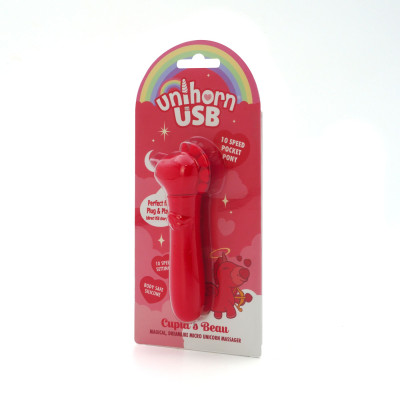 Вібратор-єдиноріжка Unihorn USB Bullet - Cupid's Beau, віброкуля, USB зарядка