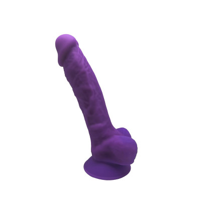 Фалоімітатор SilexD Johnny Purple (MODEL 1 size 7in) фіолетовий, 17.5х3.8 см