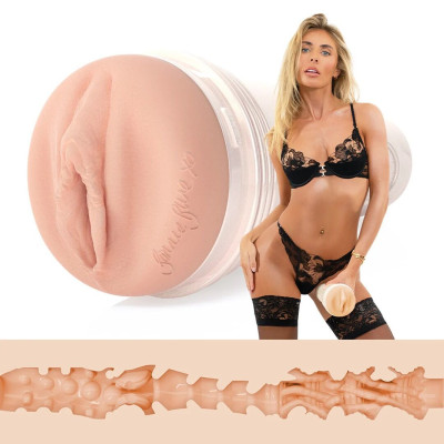 Мастурбатор Fleshlight Girls: Bonnie Blue - 1K, зі зліпком вагіни, дуже ніжний