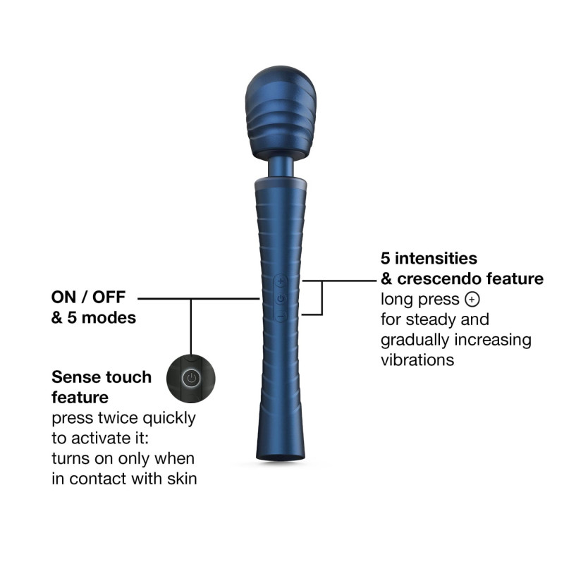 Вібромасажер Manwan MAN.WAND EDGY Stellar Blue