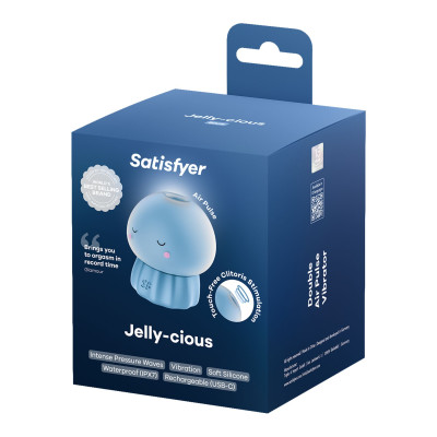 Вакуумний кліматичний стимулятор Satisfyer Jelly-cious Blue