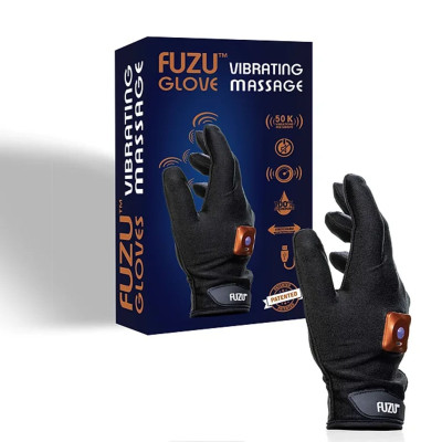Віброперчатка (права) FUZU Gloves Vibrating Massage Right Hand, 11 режимів