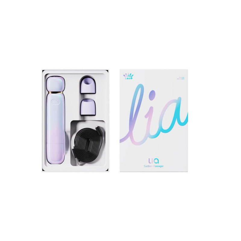Вакуумний кліторальний стимулятор Zalo Lia Lavender Purple