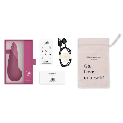 Вібратор Womanizer Vibe Dusky Pink