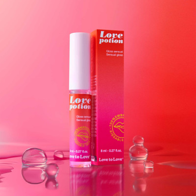 Стимулюючий блиск для губ Love To Love Love Potion - Gloss Sensuel 8 мл