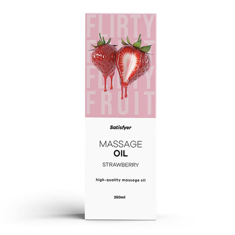Масажна олія Satisfyer Strawberry 250 мл