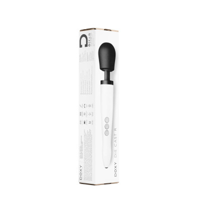 Вібромасажер DOXY Die Cast R Stardust White
