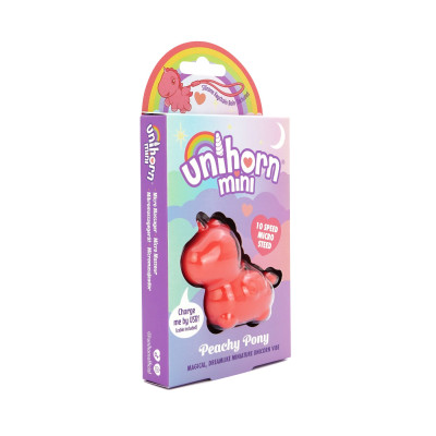 Вібратор міні-одноріжка Unihorn Mini - Peachy Pony, брелок з вібрацією