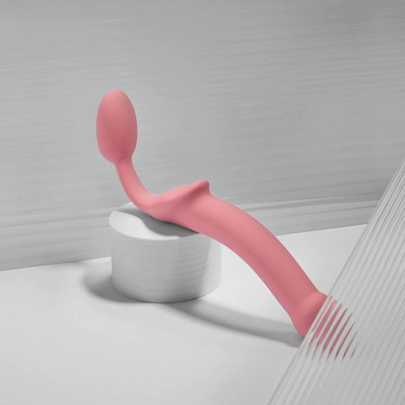 Безремневий страпон Strap-On-Me Rose S, повністю регульований, діаметр 2,7см