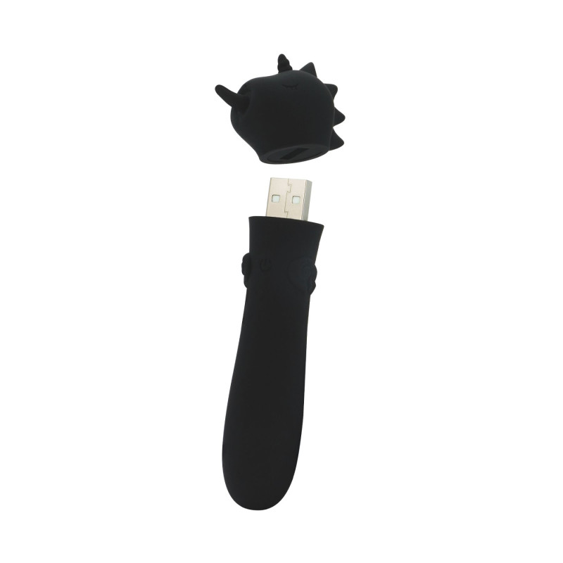 Вібратор-єдиноріжка Unihorn USB Bullet - Wild Spirit, віброкуля, USB зарядка