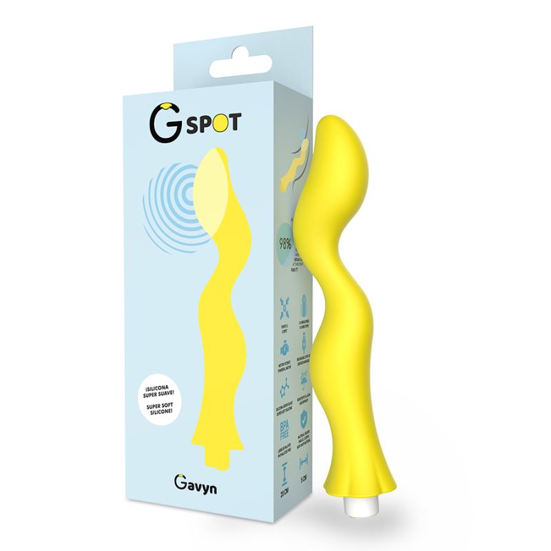 Вібратор для зони G G-SPOT GAVYN, жовтий