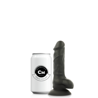 Фалоімітатор на присосці COCK MILLER Black, 13 см, реалістичний та гнучкий