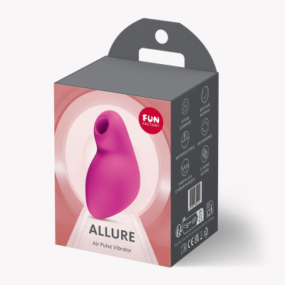 Вакуумний стимулятор Fun Factory Allure Magenta, 12 режимів вібрації, 11 рівнів вакууму, перезаряджається