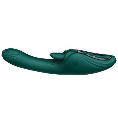 Вібратор-кролик Zalo Ares Turquoise Green