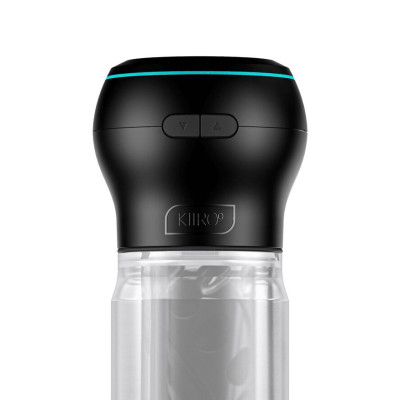 Мастурбатор Kiiroo Feel Pocket Crystal із всмоктувальною інтерактивною насадкою PowerBlow Combo Set