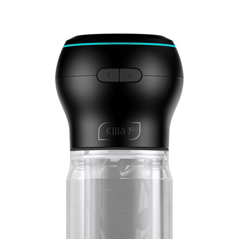 Мастурбатор Kiiroo Feel Pocket Crystal із всмоктувальною інтерактивною насадкою PowerBlow Combo Set