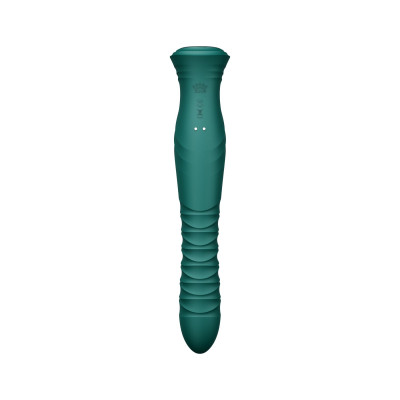 Пульсатор-кролик із вібрацією Zalo Mose 2 Turquoise Green