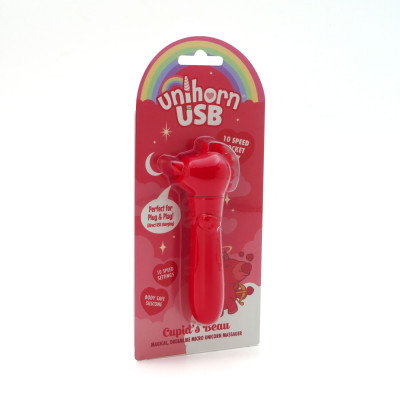 Вібратор-єдиноріжка Unihorn USB Bullet - Cupid's Beau, віброкуля, USB зарядка