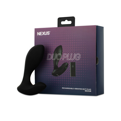 Анальна вібропробка Nexus DUO Plug Medium, пульт дистанційного керування