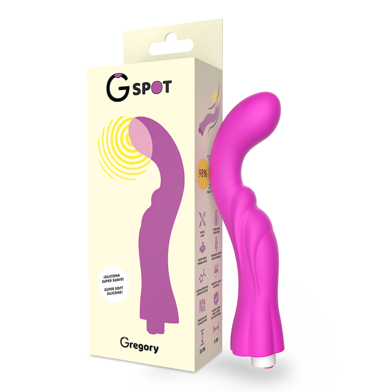 Вібратор для зони G G-SPOT GREGORY, фіолетовий