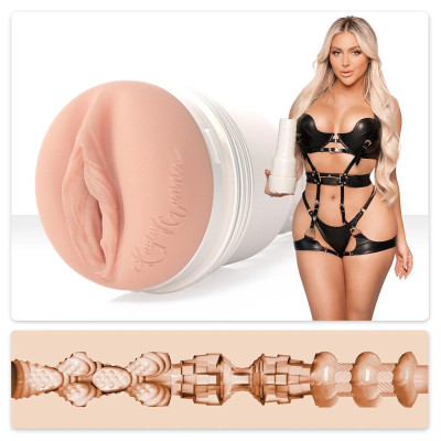 Мастурбатор Fleshlight Girls: Kayley Gunner Fully Loaded, зі зліпком вульви моделі, дуже ніжний