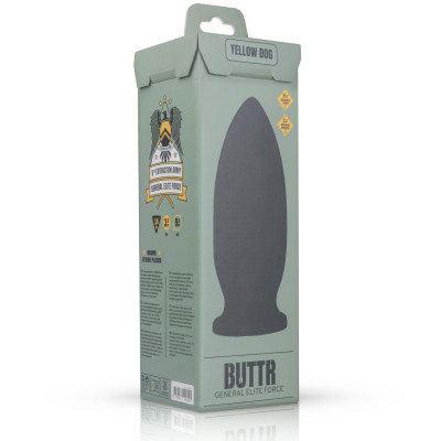Анальний затор BUTTR - Yellow Dog Butt Plug