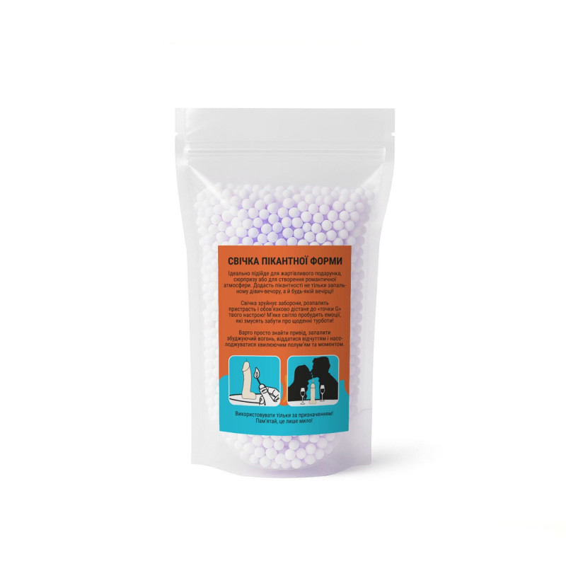 Свічка у вигляді члена Чистий Кайф LARGE Violet