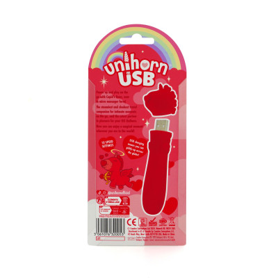 Вібратор-єдиноріжка Unihorn USB Bullet - Cupid's Beau, віброкуля, USB зарядка