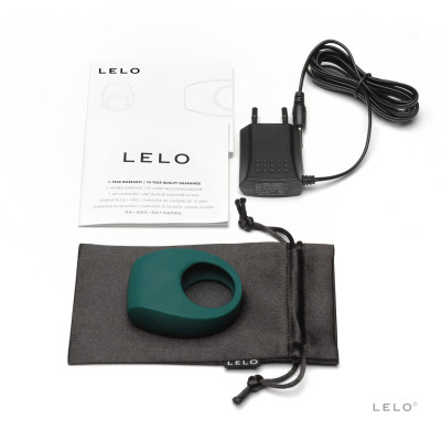 Ерекційне кільце LELO Tor 2 Green, з вібрацією