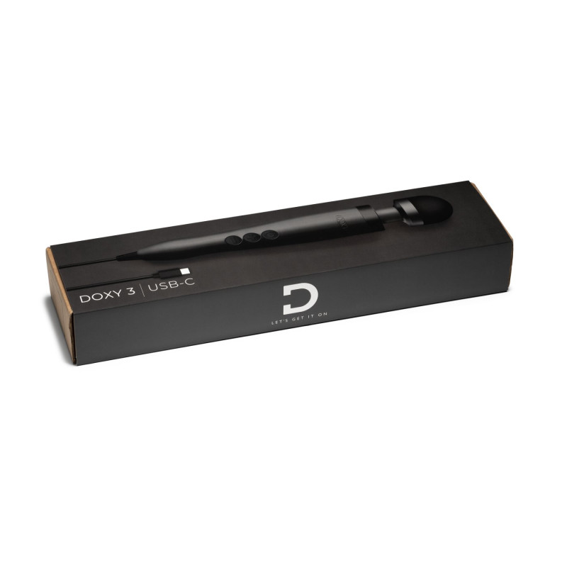 Вібромасажер DOXY3 USB-C Massager MATTE BLACK