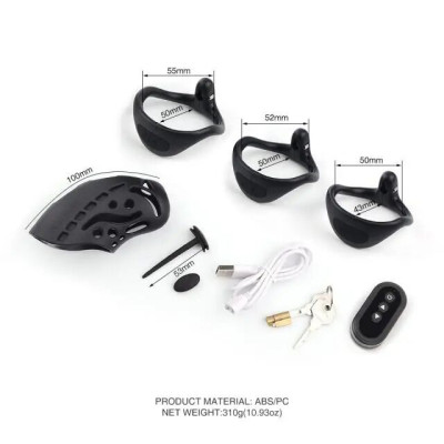 Клітина для члена з електростимуляцією LOCKINK SEVANDA Nautilus Estim Chastity Cage