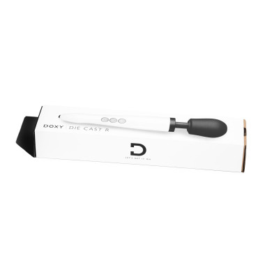 Вібромасажер DOXY Die Cast R Stardust White
