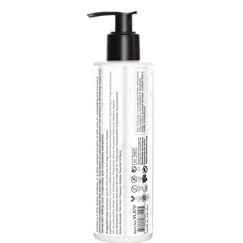 Лосьйон для масажу ніг та ступнів Sensuva ELXYR Massage Lotion Peppermint (236 мл)