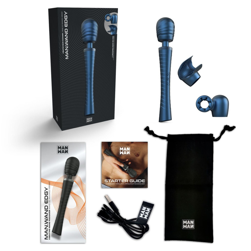 Вібромасажер Manwan MAN.WAND EDGY Stellar Blue