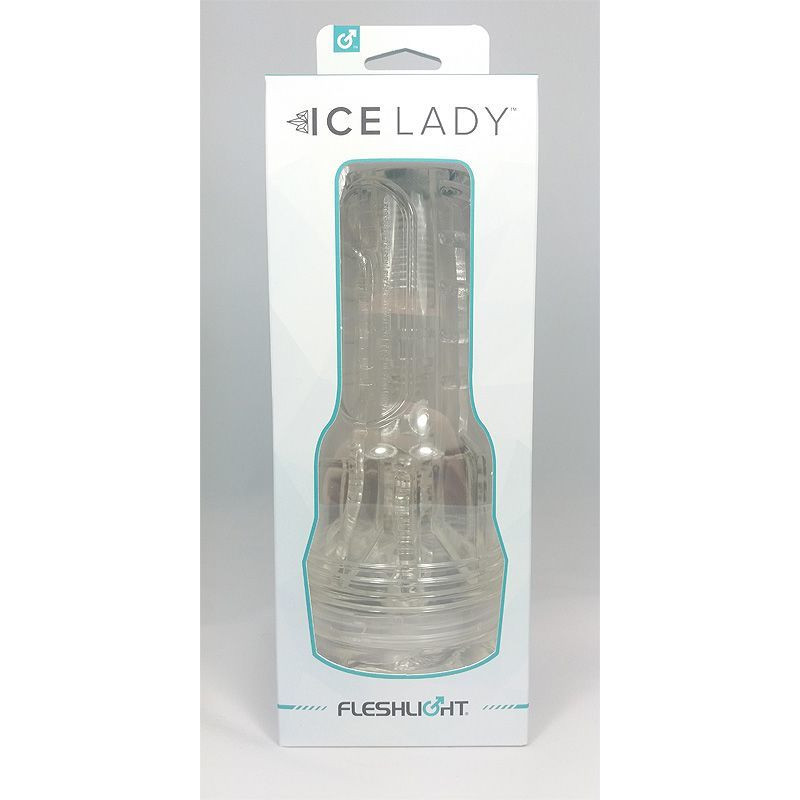 Мастурбатор вагіна Fleshlight Ice Lady Crystal, напівпрозорий матеріал і корпус
