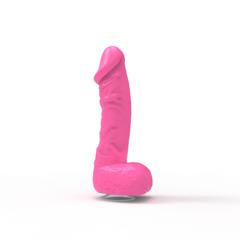 Крафтове мило-член із присоскою Чистий Кайф LARGE Pink, натуральне