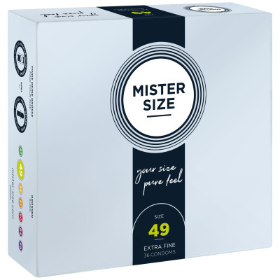 Презервативи Mister Size - Pure Feel - 49 (36 шт)