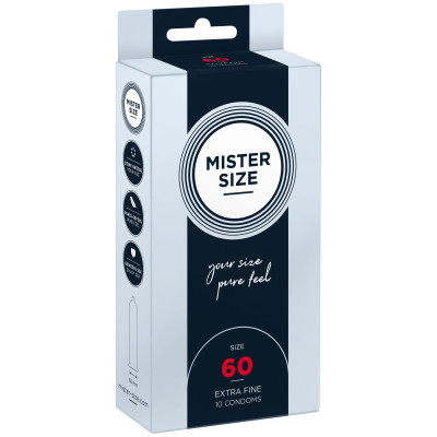 Презервативи Mister Size - Pure Feel - 60 (10 шт)