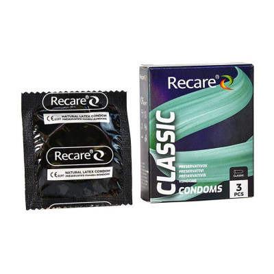 Презервативи Holographic Recare Classic Condoms 3 шт.