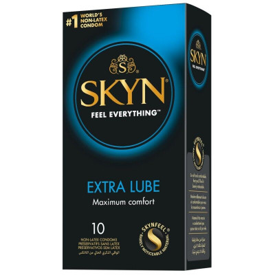 Безлатексні преміум-презервативи SKYN Extra Lube 10 шт, на 40% більше лубриканту